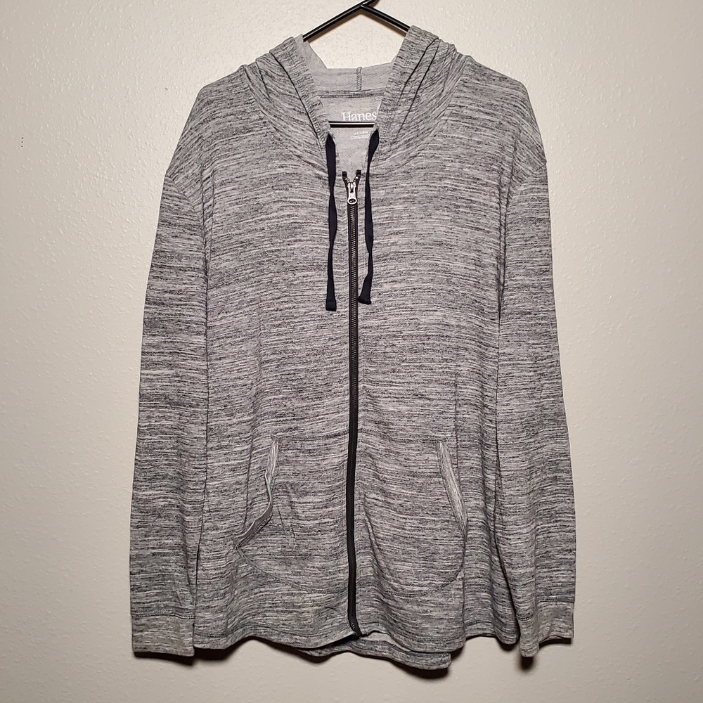 Hanes zip up hoodie